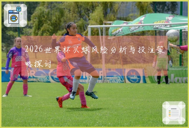 2026世界杯买球风险分析与投注策略探讨