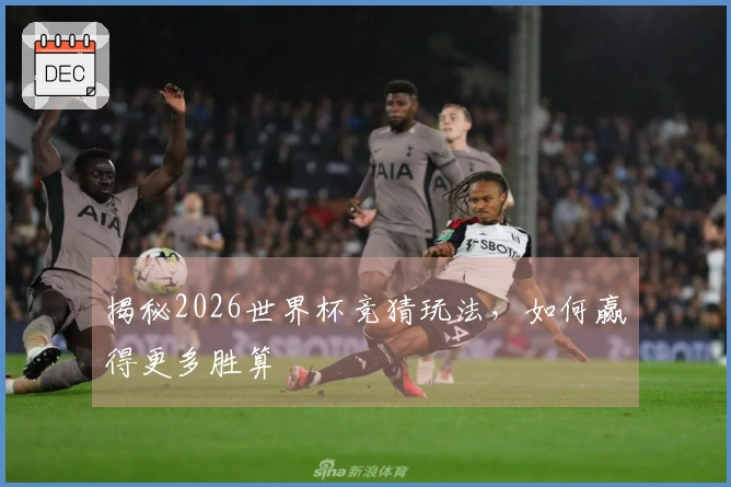 揭秘2026世界杯竞猜玩法，如何赢得更多胜算